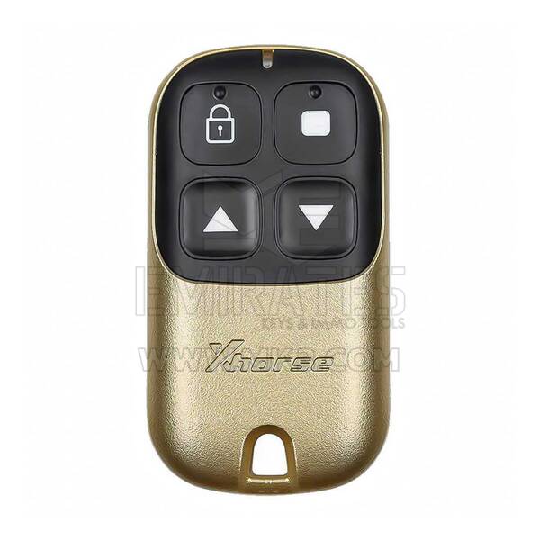 Xhorse VVDI Key Tool Wire Garage Remote Key 4 Buttons Golden Color Type XKXH05EN