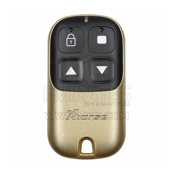 Xhorse VVDI Key Tool Wire Garage Remote Key 4 pulsanti Colore dorato Tipo XKXH05EN