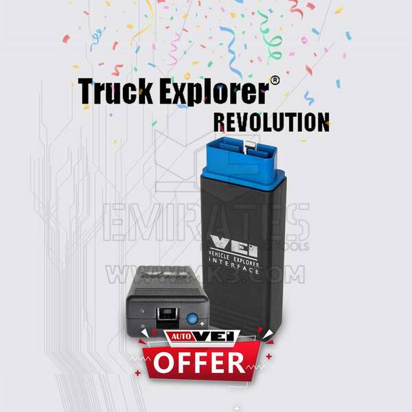 Kit de dispositivo AutoVEI Truck Explorer Revolution (actualizado en 2025)