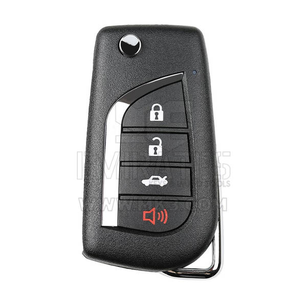 Xhorse Flip Remote Key Wire Universale 4 Pulsanti Toyota Tipo XKTO10EN