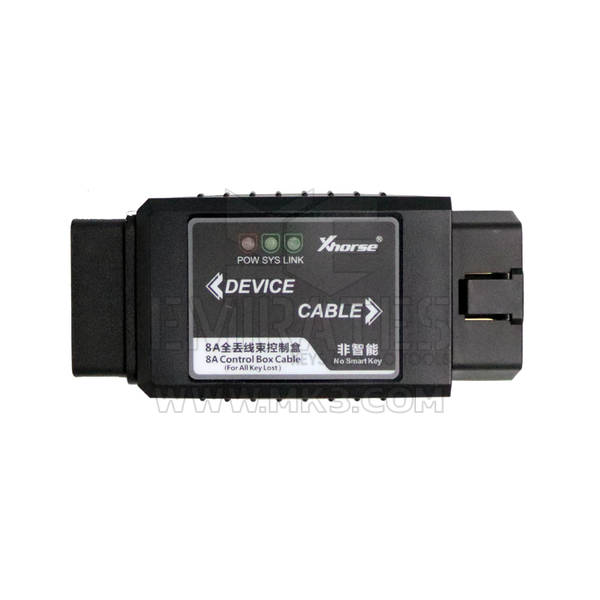 Xhorse Toyota 8A Non-Smart Key Adapter for All Key Lost via OBD No Remove Immo Box