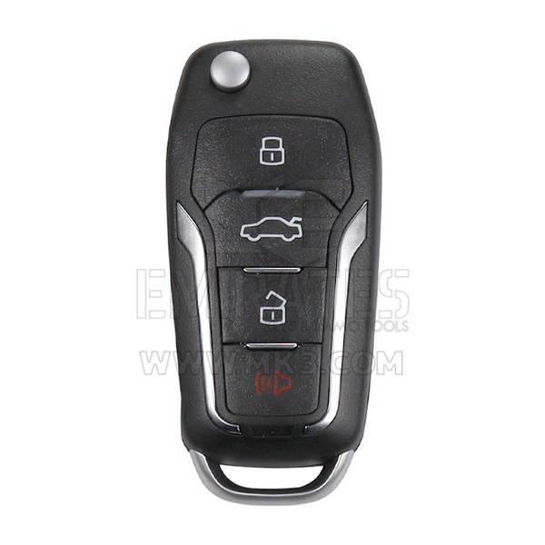Xhorse VVDI Key Tool VVDI2 Flip Remote Key 3+1 أزرار Ford Style XEFO01EN