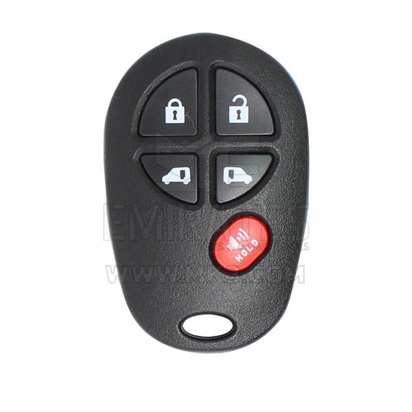 Strumento chiave Xhorse VVDI VVDI2 Chiave remota a filo 5 pulsanti Stile Toyota XKTO08EN