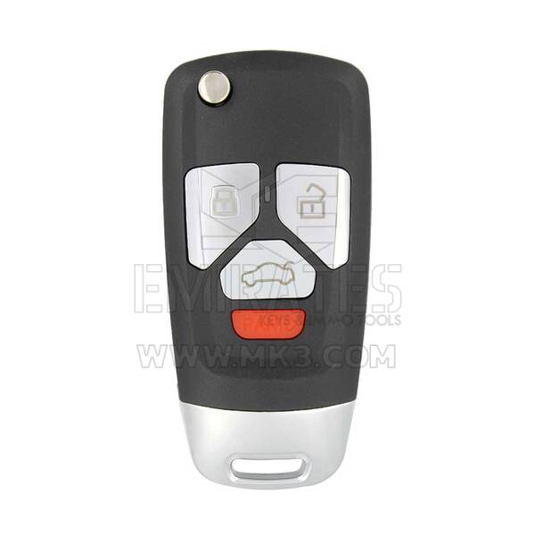 Keydiy KD Universal Flip Remote Key 3 + 1 أزرار Audi Type B26-3 + 1