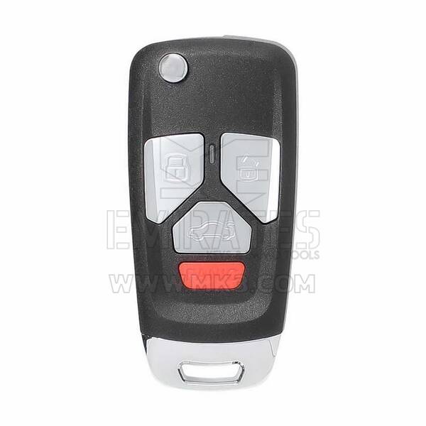 Xhorse VVDI VVDI2 Wire Flip Remote Key 3+1 Button Audi Type XKAU02EN