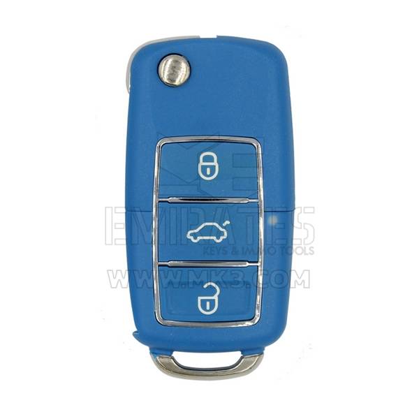 Face to Face Universal Flip Remote Chave 3 Botões 433MHz Tipo VW Azul Cor RD264