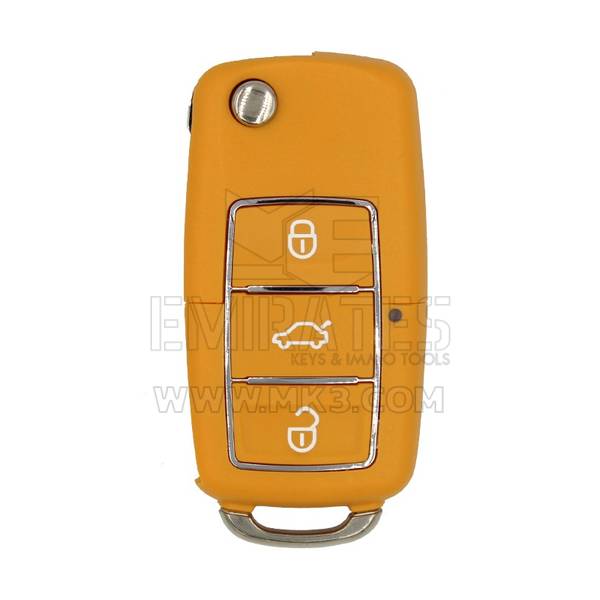 Face to Face Universal Flip Remote Key 3 Buttons 315MHz VW Type Yellow Color RD264