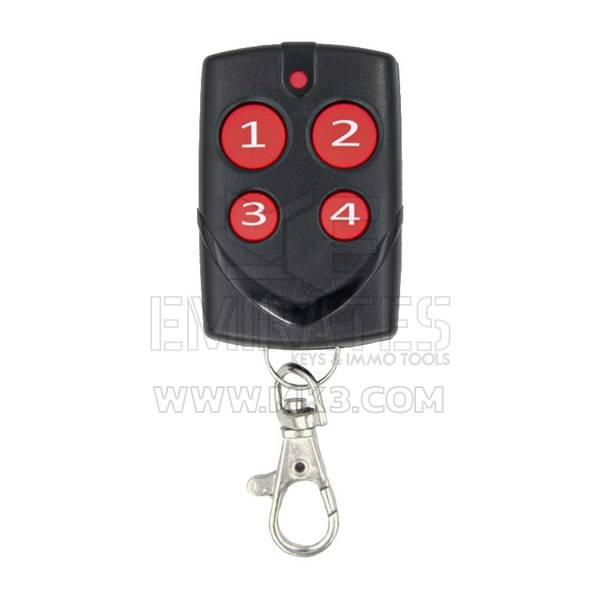 وجها لوجه Universal Garage Remote Key 4 أزرار 280-940MHz قابل للتعديل