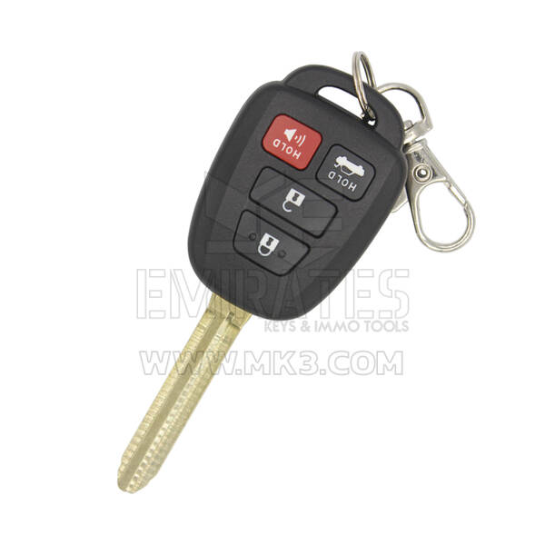 Face to Face Universal Flip Remote Key 3+1 Buttons 433MHz New Toyota Type RD874