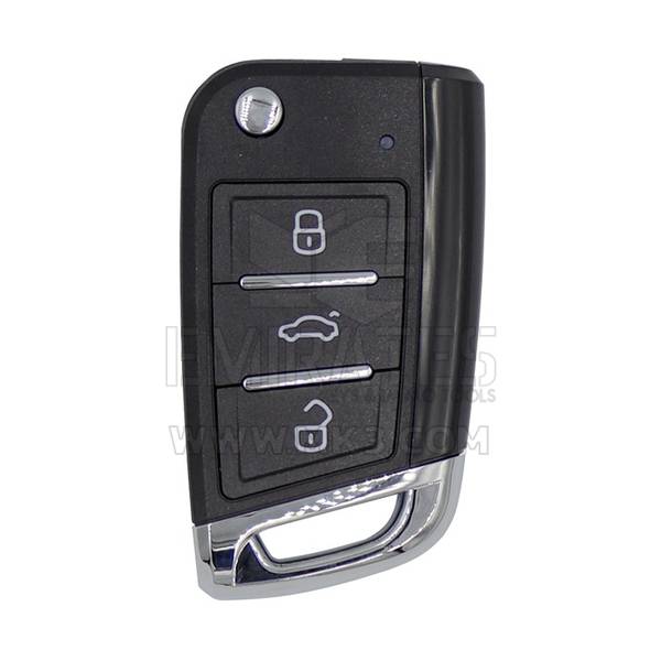 Cara a Cara Universal Flip Remote Key 3 Botones 433MHz Tipo Volkswagen MQB