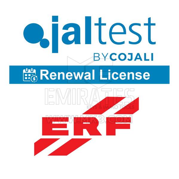 Jaltest - Truck Select Brands Renewal. License Of Use 29051113 ERF