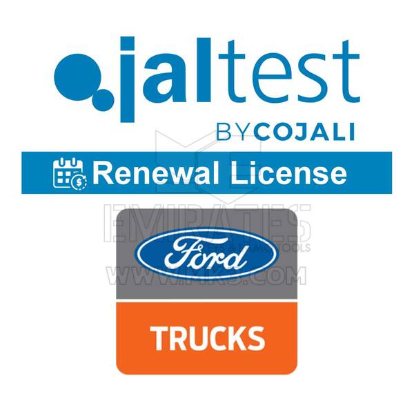 Jaltest - Renouvellement de certaines marques de camions. Licence d'utilisation 29051116 Ford