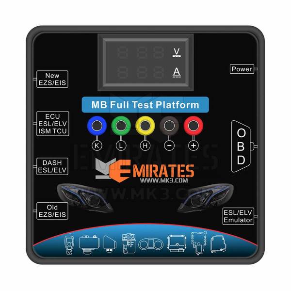 Plate-forme de test ISM TCU ISM de passerelle de tableau de bord Mercedes Benz EIS EZS ESL complète