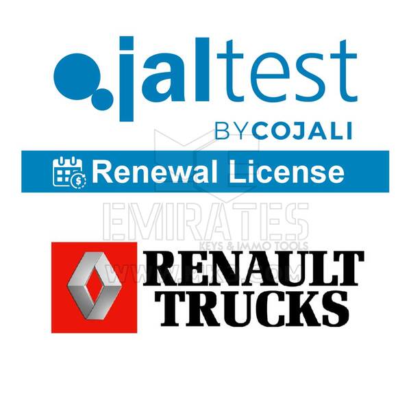Jaltest - تجديد ماركات الشاحنات المختارة. ترخيص استخدام 29051135 رينو