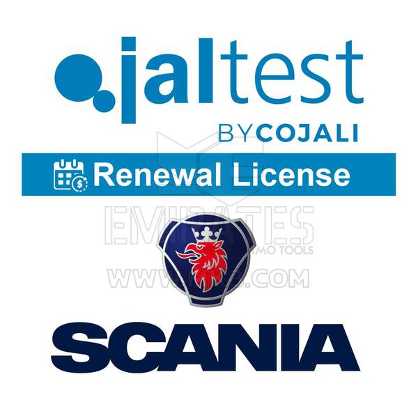 Jaltest - Truck Select Brands Renewal. License Of Use 29051137 Scania