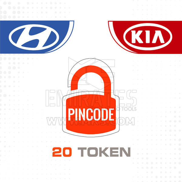 Calculateur de code PIN en ligne KIA et Hyundai 20 jetons