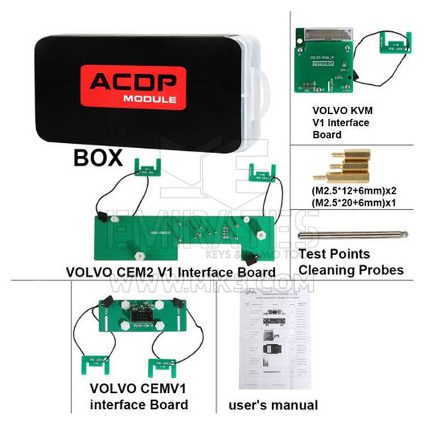 Yanhua ACDP Volvo IMMO Set Modülü 12