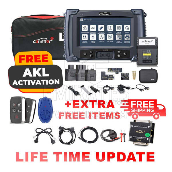 Lonsdor K518ISE Key Programmer With LIFE TIME UPDATE Extra Package