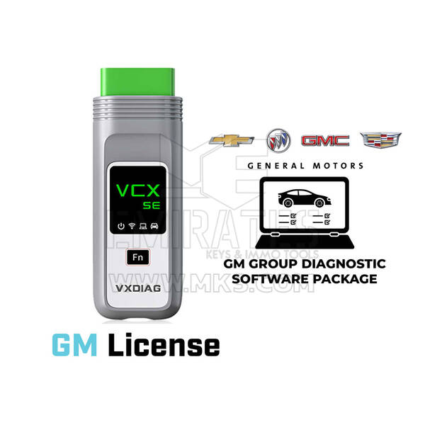 Pacote completo GM e dispositivo VCX SE, licença e software