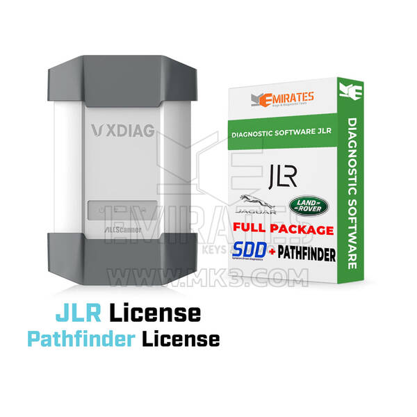 Software completo Land Rover e dispositivo VCX DoIP com licença (Pathfinder + JLR)