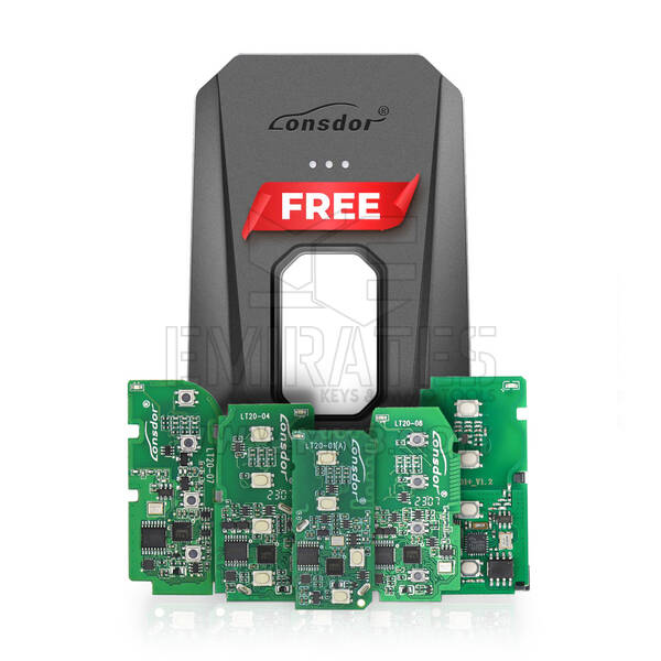 Lonsdor Toyota Lexus Universal Smart Remote PCB x5 PCs & FREE Lonsdor Bluetooth Smart Key Generator