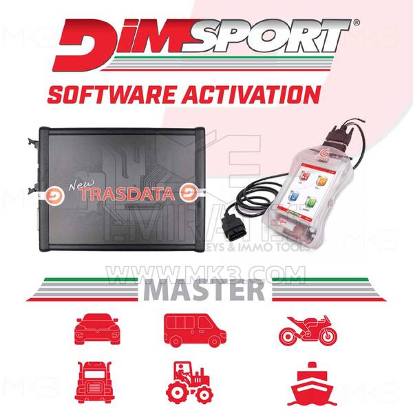 Dimsport - AV-ALL001-PR - NUOVO GENIUS E NUOVO TRASDATA MASTER DI TUTTI I VEICOLI Attivazione
