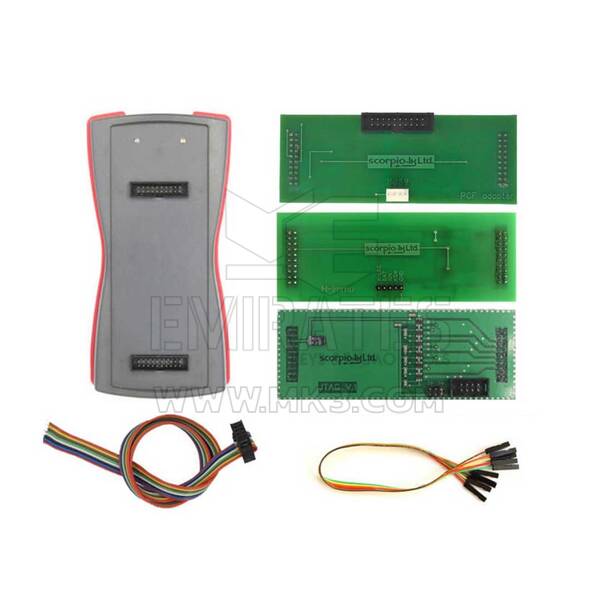 Scorpio Barracuda Key Programmer & Renew Device PAQUETE COMPLETO Todos los adaptadores