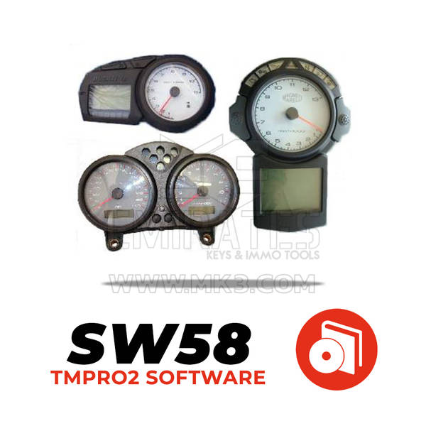 Tmpro SW 58 - لوحة أجهزة القياس لدراجات Ducati Marelli