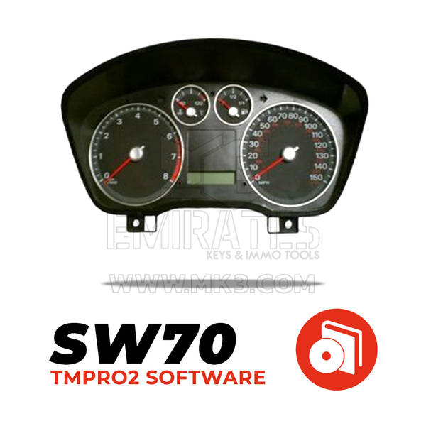 TMpro SW 70 - لوحة القيادة من نوع Ford Focus Visteon من النوع 1