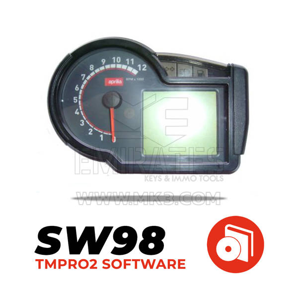 Tmpro SW 98 - Aprilia scooter dashboard Digitek