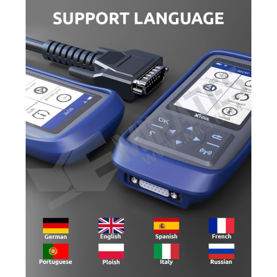 XTool TP150 Support languages