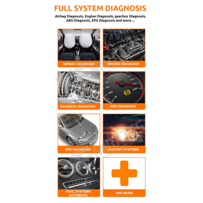 Airbag Diagnosis, Engine Diagnosis , gearbox Diagnosis ,ABS Diagnosis , EPS Diagnosis and more