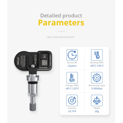 Xtool-TS100-Lastik-Basınç-Sensor-detaylı-ürün-parametreleri