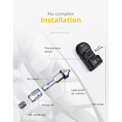 Xtool-TS100-Capteur-de-pression-des-pneus-installation-pas-complexe