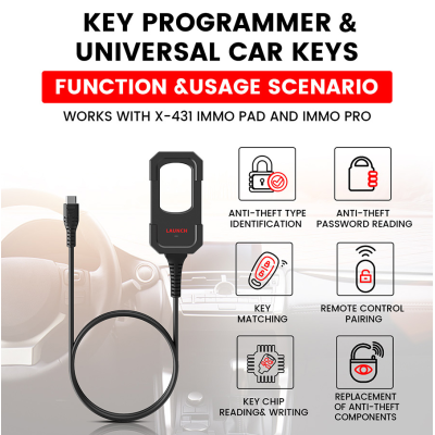 إطلاق جديد X-431 Key Programmer Kit جهاز التحكم عن بعد لإنشاء جهاز التحكم عن بعد والرقاقة مع شريحة فائقة و4 أجهزة كمبيوتر من المفاتيح الذكية | مفاتيح الإمارات