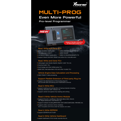 New Xhorse XDMPG0GL Multi Prog Multi-Prog Programmer ECU Gearbox Programmer Update Version of VVDI Prog | Emirates Keys