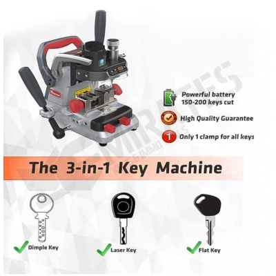 Xhorse_DOLPHIN_XP007_XP-007_Machine_Key_Cutting_Machine يدويًا