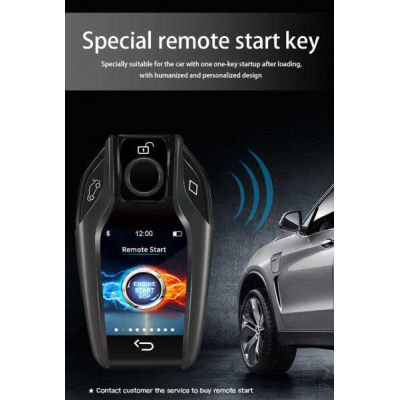 Clé télécommande intelligente universelle LCD modifiée, système d'accès confort PKE pour toutes les voitures sans clé, couleur argent, nouveau marché | Clés des Émirats