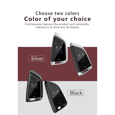 Nuevo Kit de mando a distancia inteligente modificado Universal LCD del mercado de accesorios para todos los coches sin llave estilo FEM Color negro | Cayos de los Emiratos
