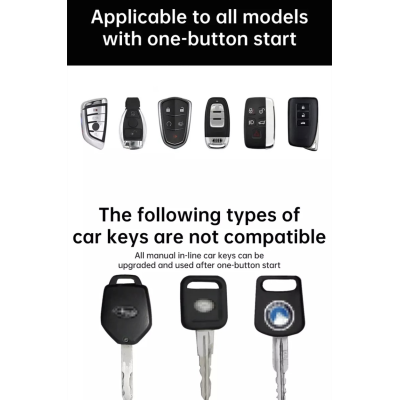 New Aftermarket LCD Universal Modified Smart Remote Key Kit For All Keyless Car FEM Style Black Color | Emirates Keys