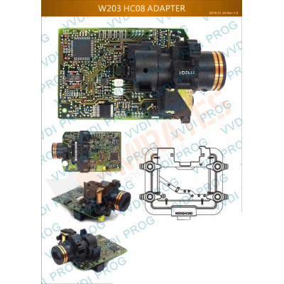 W203_HC08_Adapter_pin çıkışı