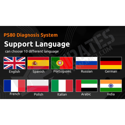 XTool PS80 Diagnostics 10 Different Language