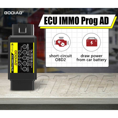 Nuevo conector GODIAG ECU IMMO Prog AD GT105 OBD II Break Out Box ECU para técnicos de mantenimiento de automóviles | Claves de los Emiratos