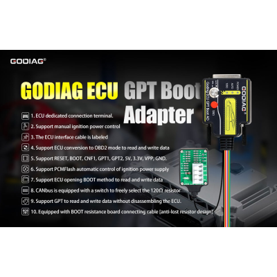Загрузочный адаптер GODIAG ECU GPT