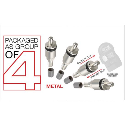 Autel 4 Metal Press-IN Valve Stems For 1-Sensor Compatible with Autel 1-Sensors and Autel 315MHz & 433 MHz MX-Sensors | Emirates Keys