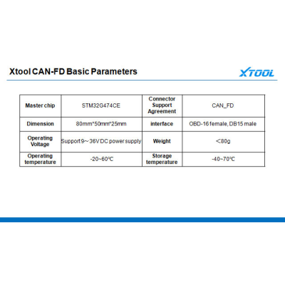 XTool M811 – connecteur adaptateur de protocole CAN FD pour outil de Diagnostic, adapté pour GM 2020 | Clés des Émirats