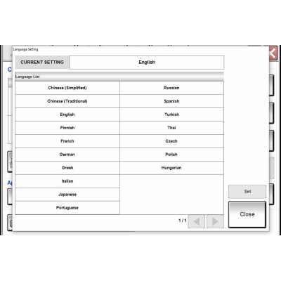 vxdiag nissan software language