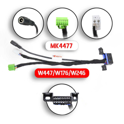 Mercedes W447 W176 W246  EIS ESL Testing Cables Reading Password Works With Abrites, VVDI MB Tool, CGDI MB And Autel High Quality - Emirates Keys Cables 