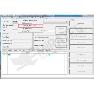 VVDI2_BMW_FEM-BDC_Key_Öğren