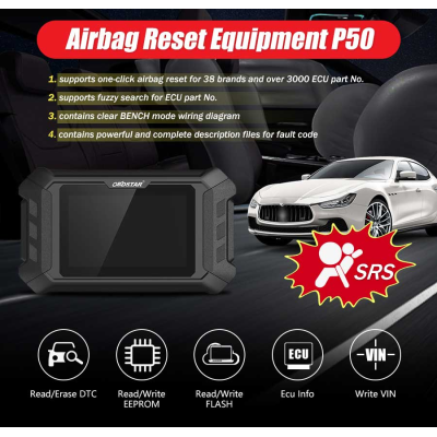 ferramenta de redefinição de airbag obdstar-p50